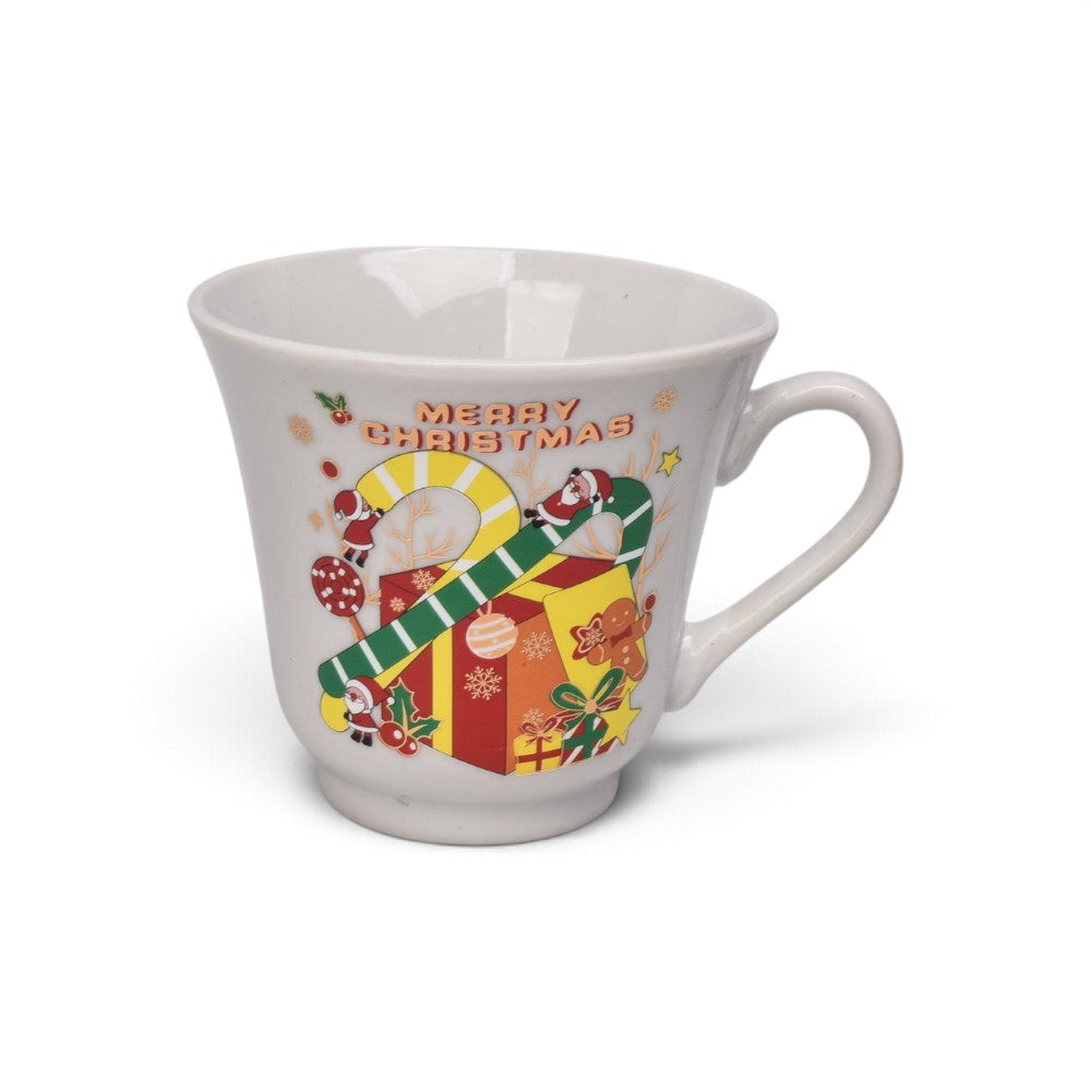 pocillo set ceramica con cuchara navidad 240ml