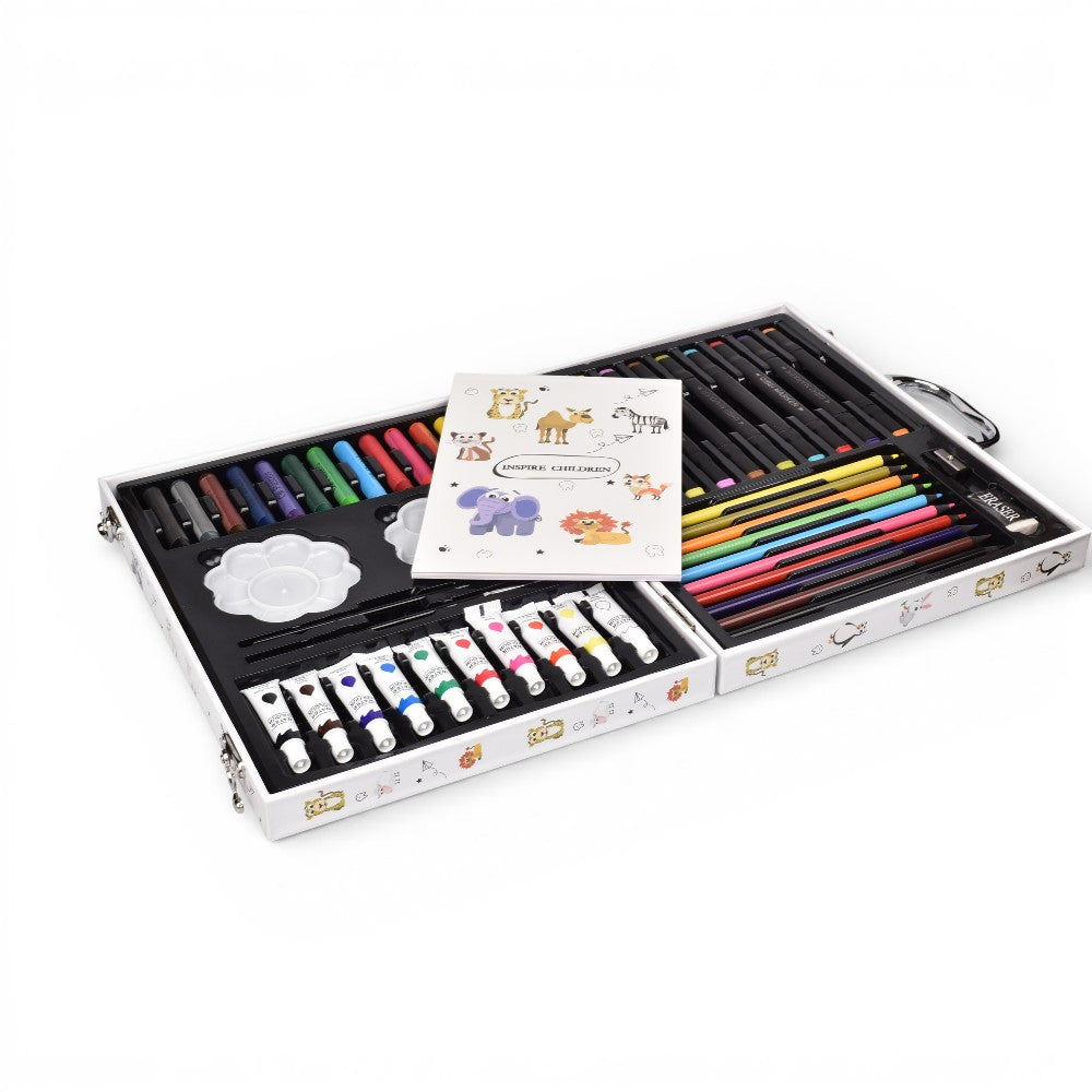 set de arte de 78pcs plastico diseño animalitos dim:23x30x5