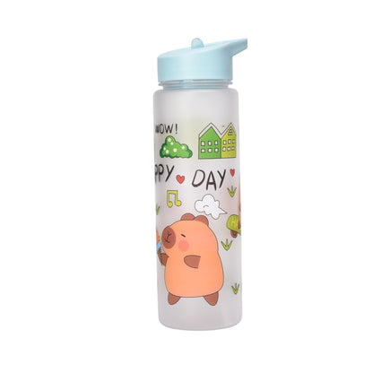 BOTELLA DE AGUA 800ML CAPYBARA PLASTICA DIM:7X7X23