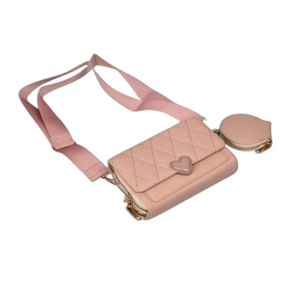 BOLSO PARA DAMA SINTETICO CON MONEDERO DIM: 20X12X5
