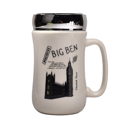 MUG POCILLO CERAMICA CAFE VASO DIM:7x7x14CM