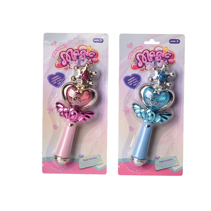 JUGUETE VARITA DE PRINCESA MAGICA DE PLASTICO LUCES SONIDO