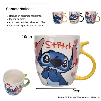 MUG POCILLO CERAMICA PERSONAJE 450ML DIM:9X9X10