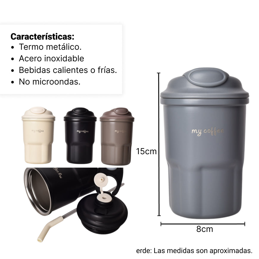termo acero inoxidable 450ml