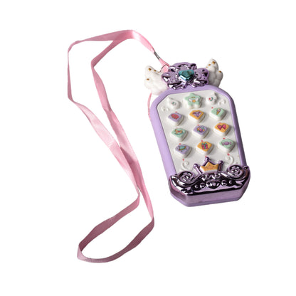 JUGUETE TELEFONO PARA NIÑAS CON SONIDO Y LUCES DIM:25X18X14