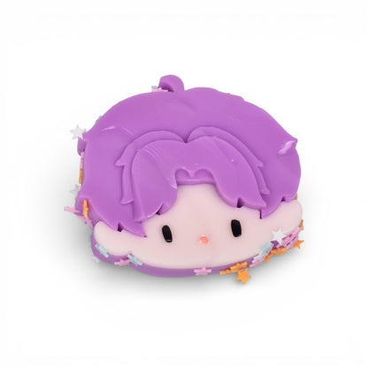 SQUISHY ANTI ESTRÉS CARAS ELASTICO CAUCHO  DIM: 6X6X3
