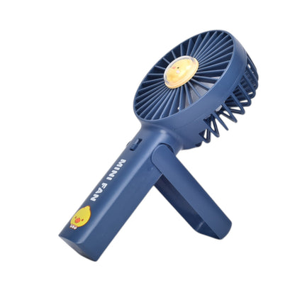 VENTILADOR REDONDO PLASTICO RECARGABLE DIM:19X9X3