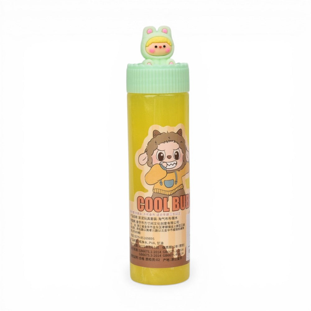 slime gel moldeable  labubu con adoro en tapa dim: 3x3x16