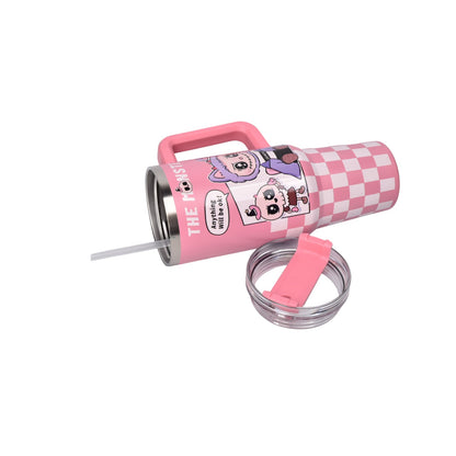 TERMO METALICO 890ML PERSONAJE DIM:9X24