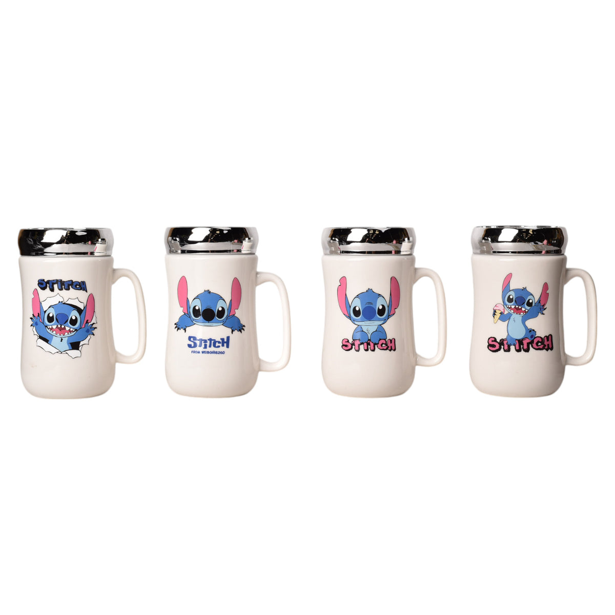 mug pocillo stitch personaje 420ml dim:7x7x14