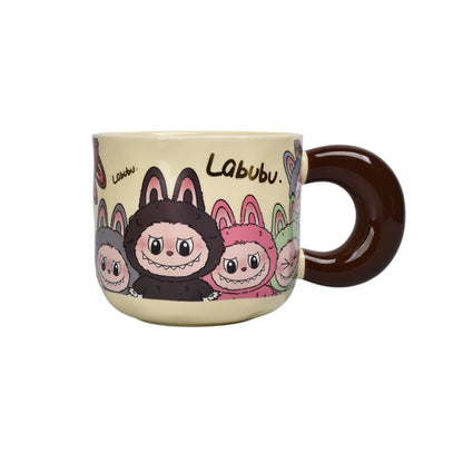 MUG POCILLO CERAMICA LABUBU PERSONAJE 350ML DIM:8X9X9
