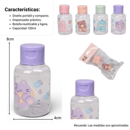 ENVASE PLASTICO RECARGABLE 50ML