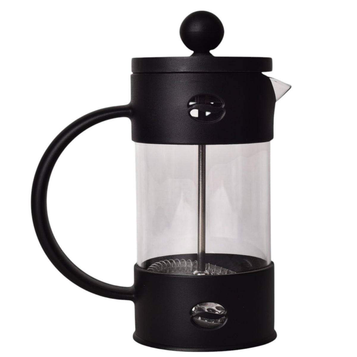 cafetera prensa francesa plastico y vidrio 600ml dim:9*9*18