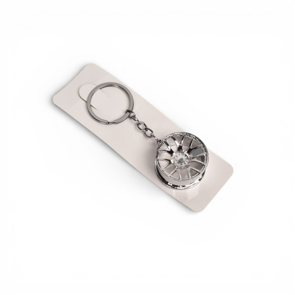 llavero metal forma de llanta dim:3x3x1