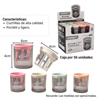 TAJALAPIZ REDONDO CON DEPOSITO DIM-4