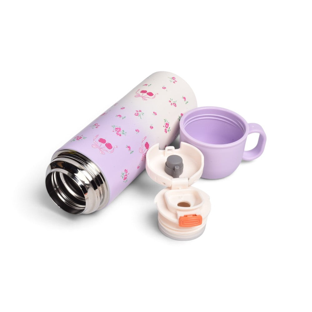 termo acero inoxidable diseño cerezas  500ml