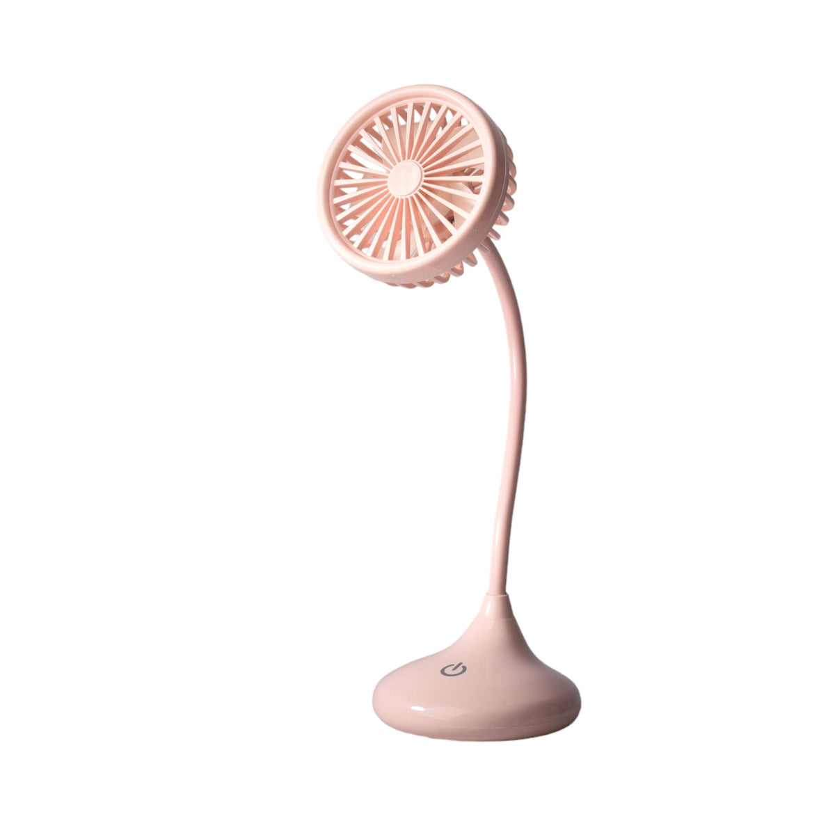 ventilador redondo recargable plastico con cable usb dim:9x9