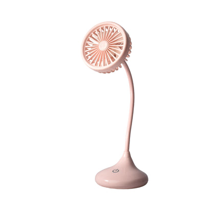 VENTILADOR REDONDO RECARGABLE PLASTICO CON CABLE USB DIM:9X9