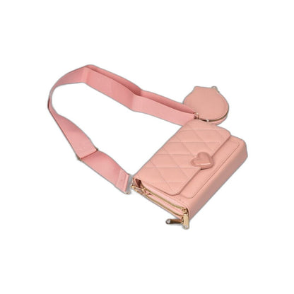 BOLSO PARA DAMA SINTETICO CON MONEDERO DIM: 20X12X5