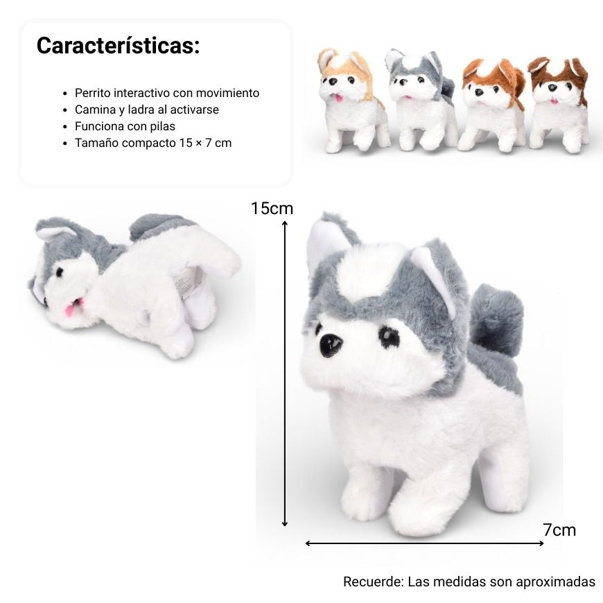 juguete con movimiento peluche plastico dim:15x17x8