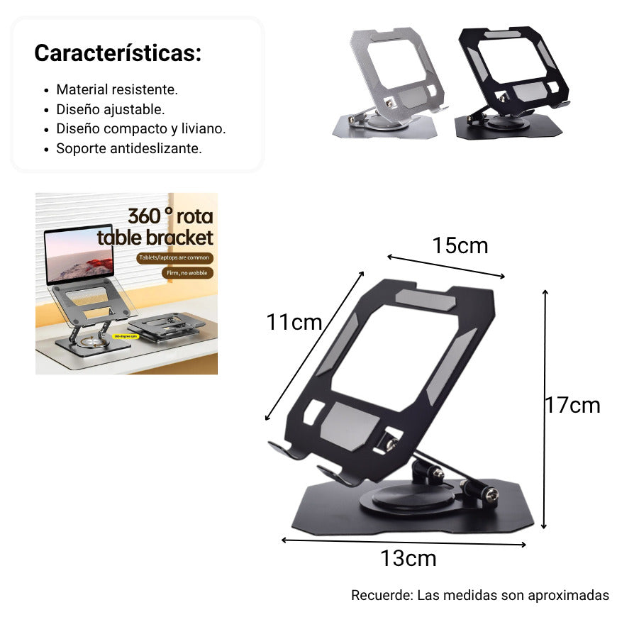 porta tabled de aluminio dim:15x11