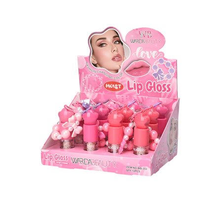 LLAVERO CON BRILLO PLASTICO DIM:8X2