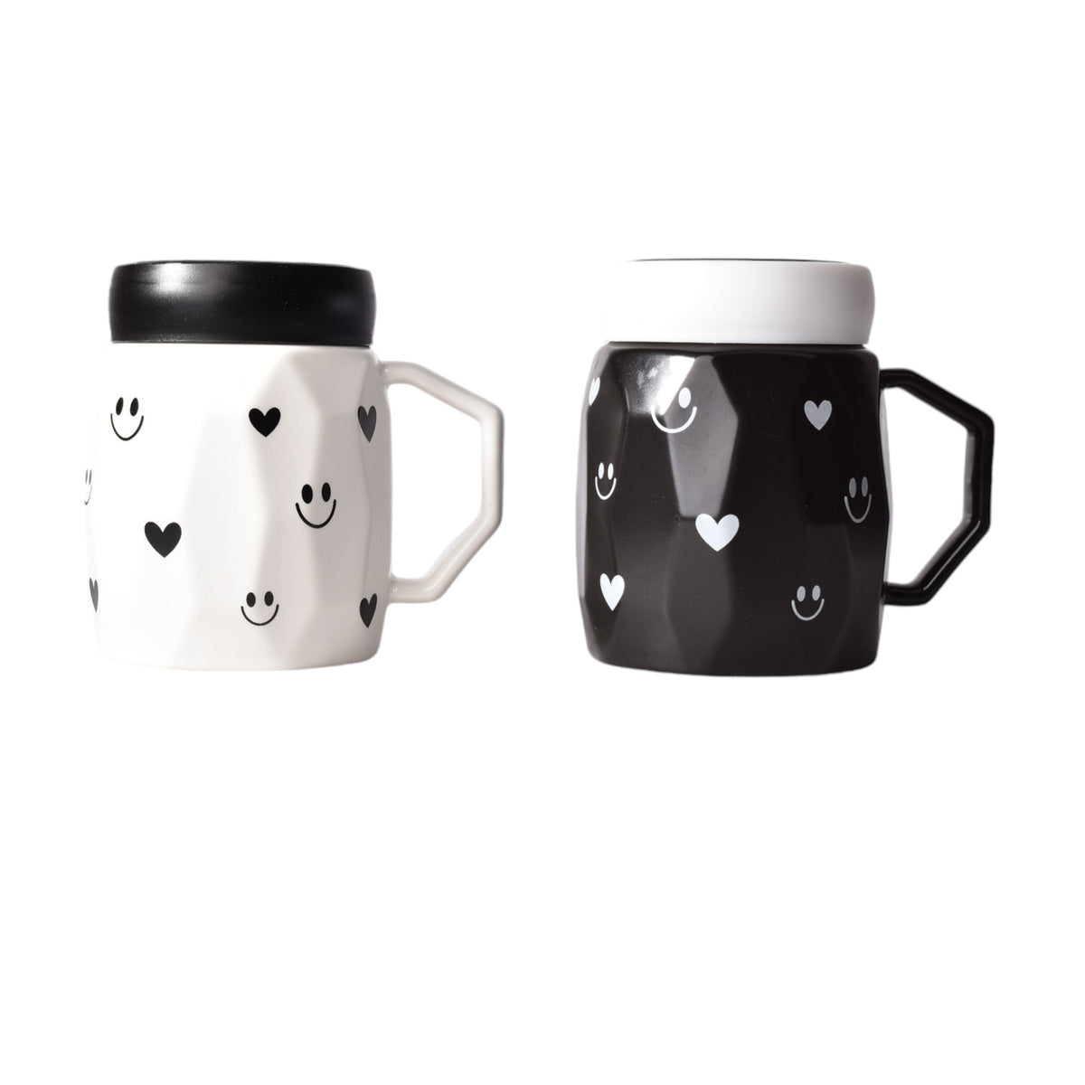 mug pocillo ceramica con tapa