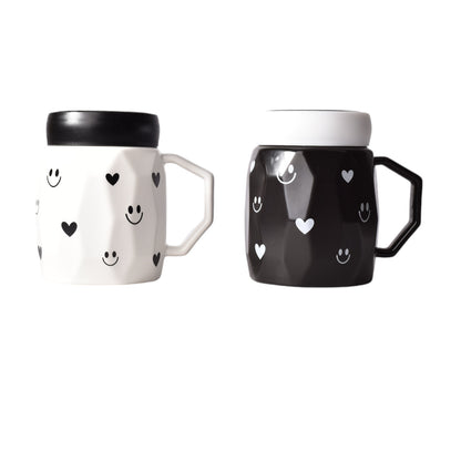 MUG POCILLO CERAMICA CON TAPA