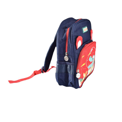 MORRAL ESCOLAR SINTETICO DINOSAURIO DIM:31*24CM