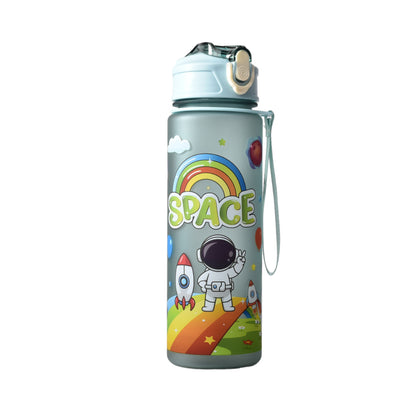 BOTELLA DE AGUA 650ML PLASTICO ASTRONAUTA