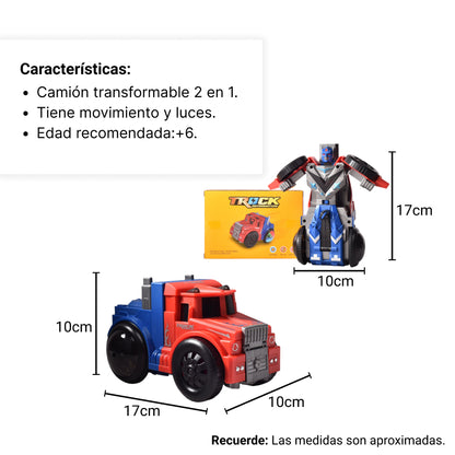 CARRO TRANSFORMABLE PARA NIÑOS