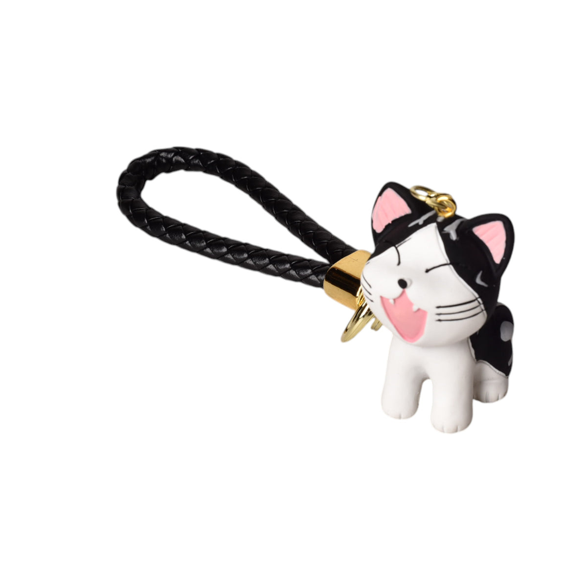 llavero en resina forma de gato varios colores dim:3x5x3
