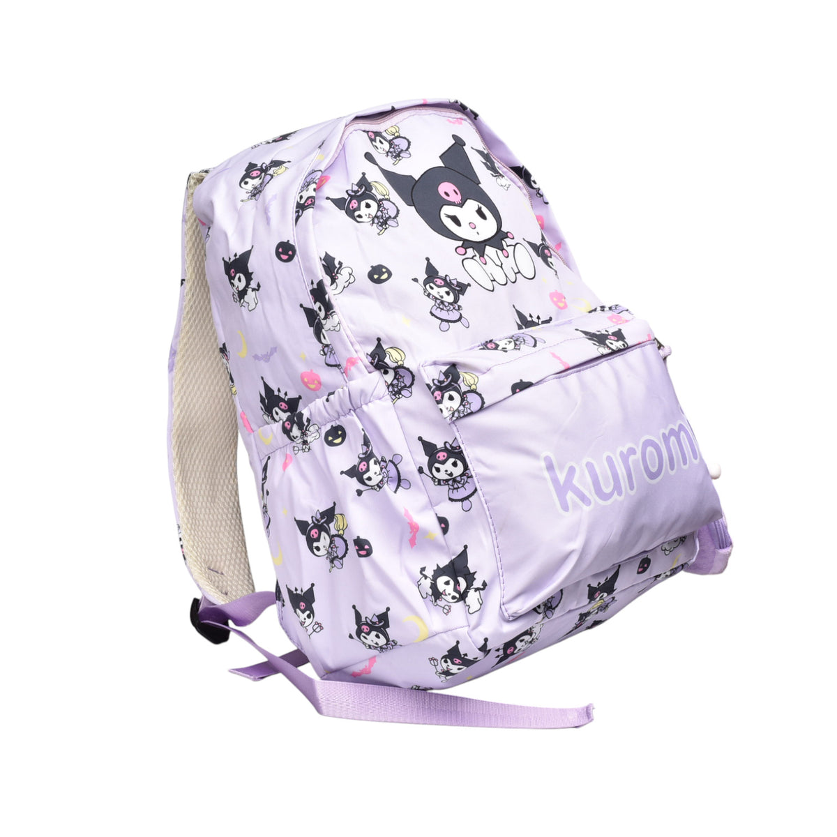 maleta morral con llavero poliester personaje dim:42x30x17