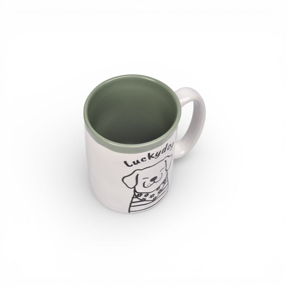 mug pocillo ceramica fondo blanco estampado 550ml dim: 9x9x11
