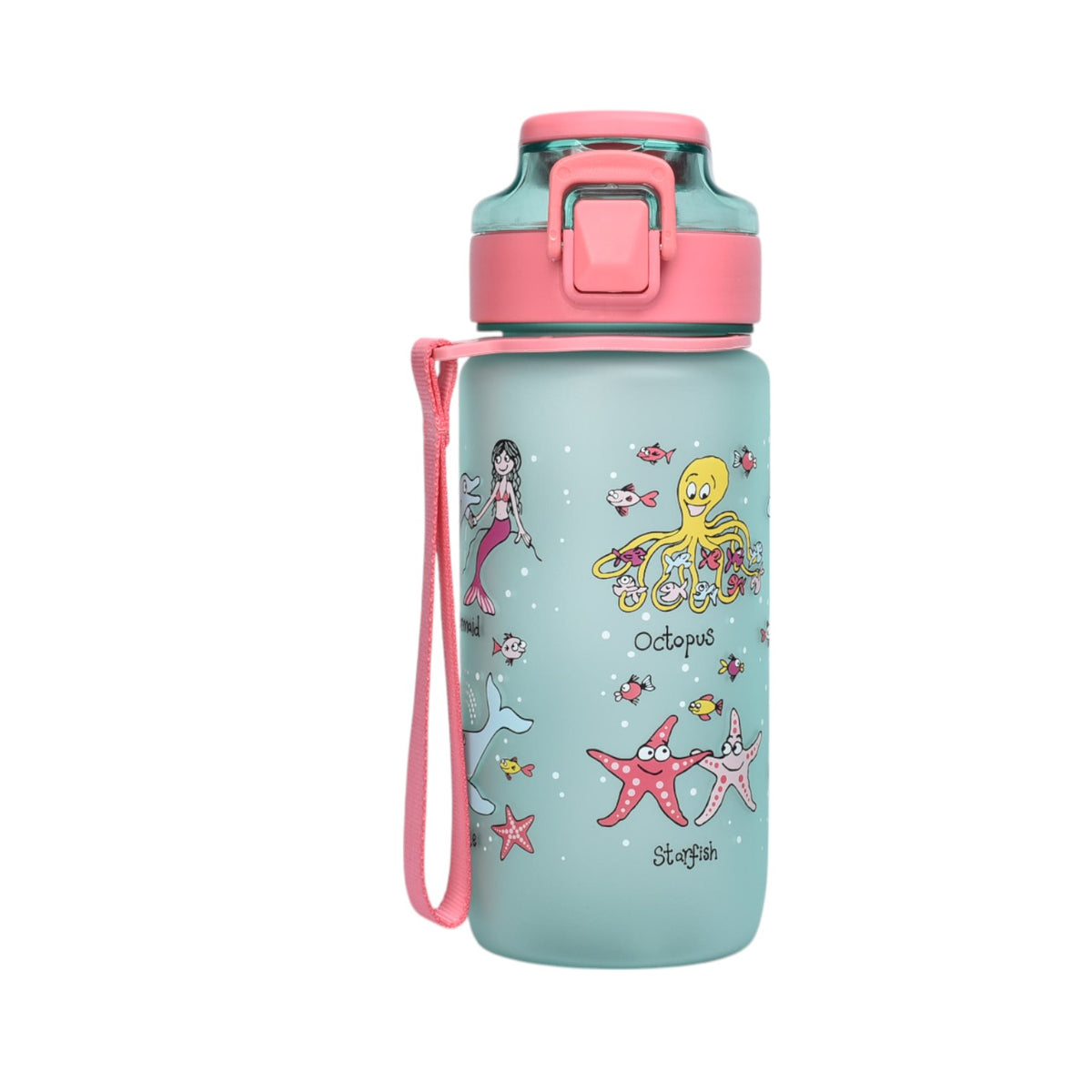 botella de agua 550ml plastica dim:7x7x19
