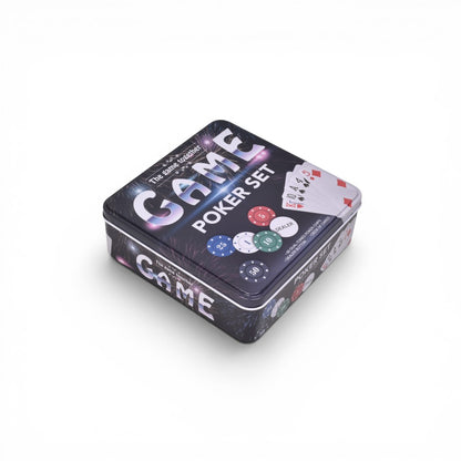 JUEGO DE POKER DIM:15X15X5