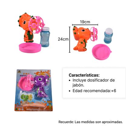 JUGUETE BURBUJERO INFANTIL EN PLASTICO DIM:19X8X24CM