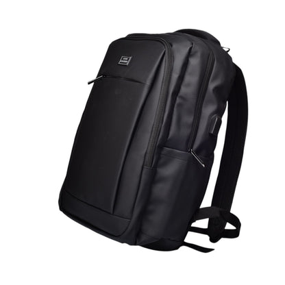 MALETA MORRAL POLIESTER NEGRO Y GRIS DIM:44X32X14