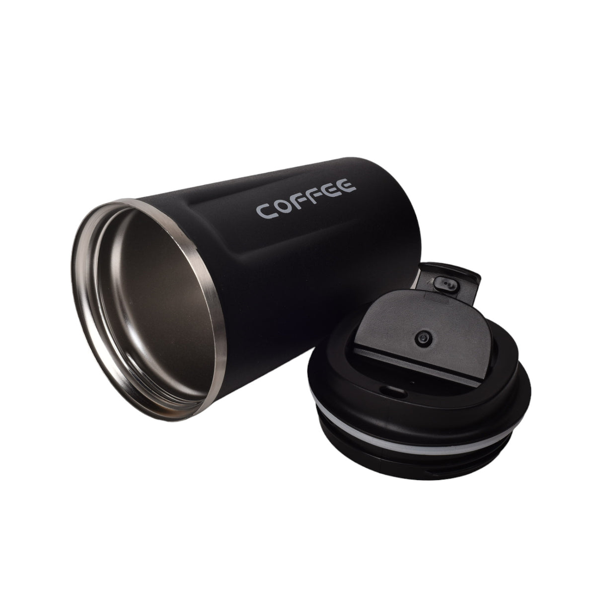 termo metalico mug 350ml bebidas calientes frias