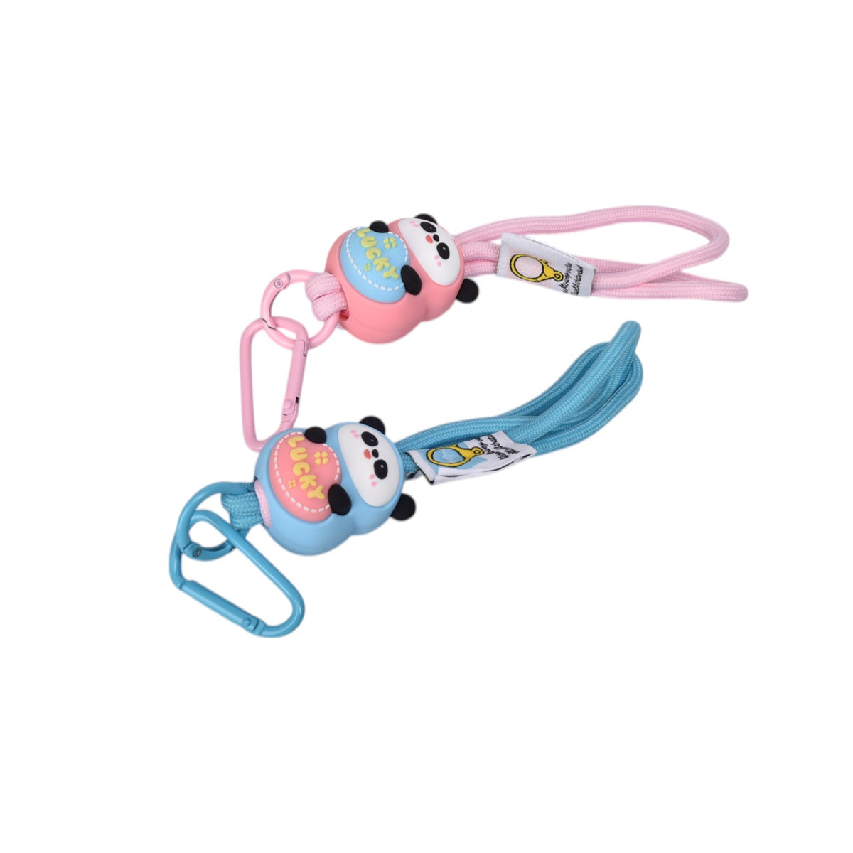 llavero plastico forma de oso rosado azul dim:4x3x4