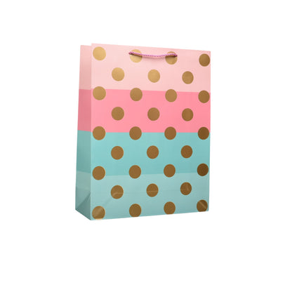 BOLSA PARA REGALO PAPEL MEDIANA DIM:23X32X10