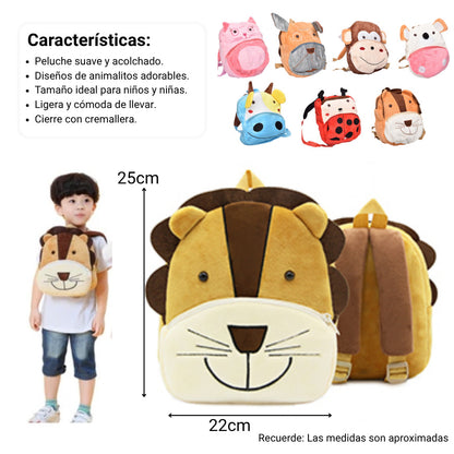 MALETA MORRAL INFANTIL DE PELUCHE DIM:25X22X6