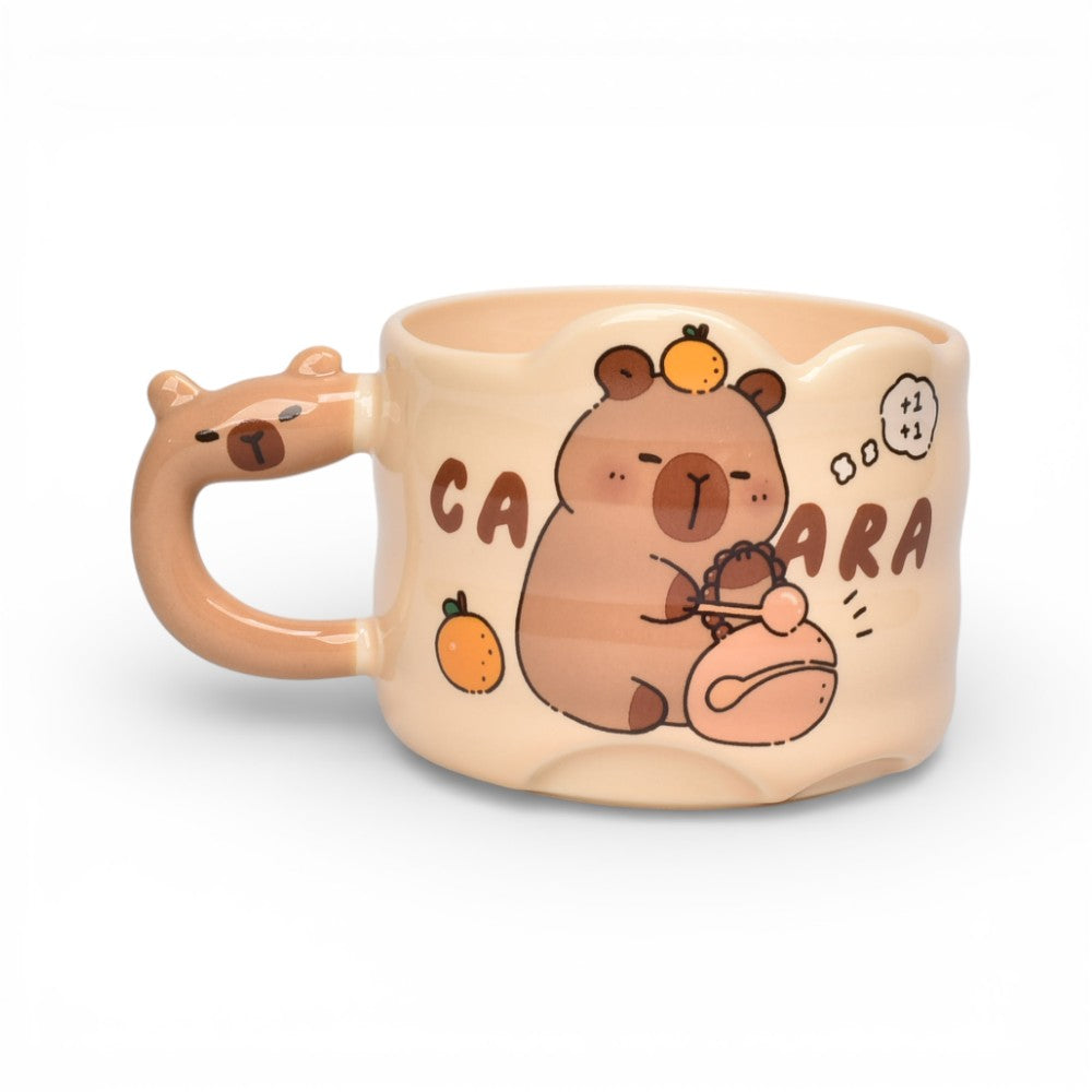 mug pocillo ceramica 300ml capybara dim:9x7