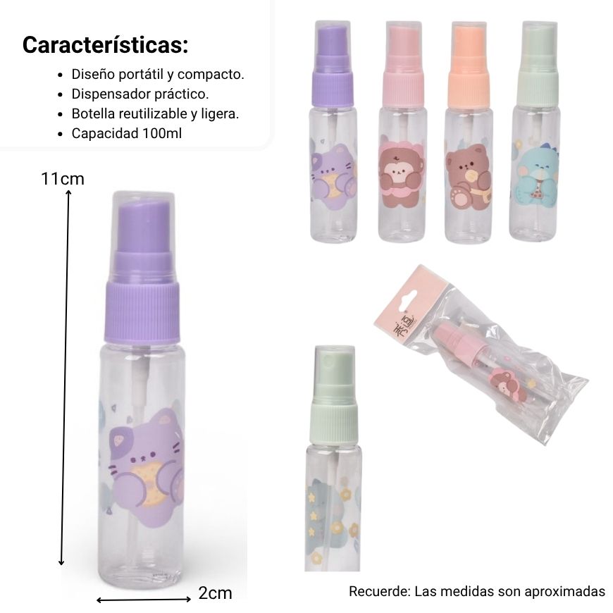 envase plastico recargable 25ml