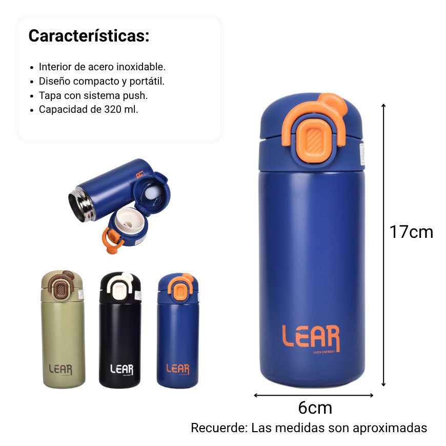 termo acero inoxidable 320ml surtidos dim:6x17