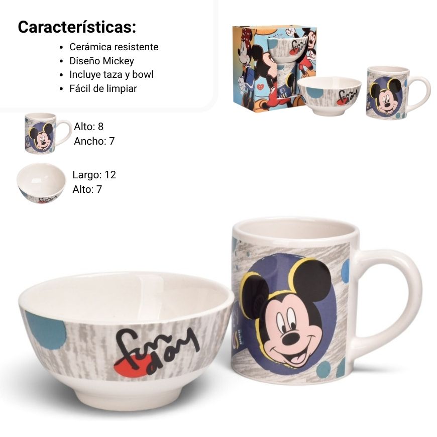 set vajilla ceramica prj 240ml