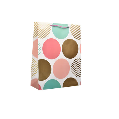 BOLSA PARA REGALO PAPEL MEDIANA DIM:23X32X10