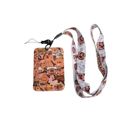 PORTACARNET PLASTICO POLIESTER CAPYBARA DIM:6X11
