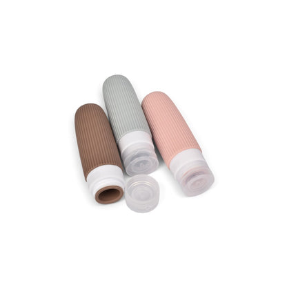 KIT 3 ENVASES RECARGABLES VIAJERO GOMA 90ML