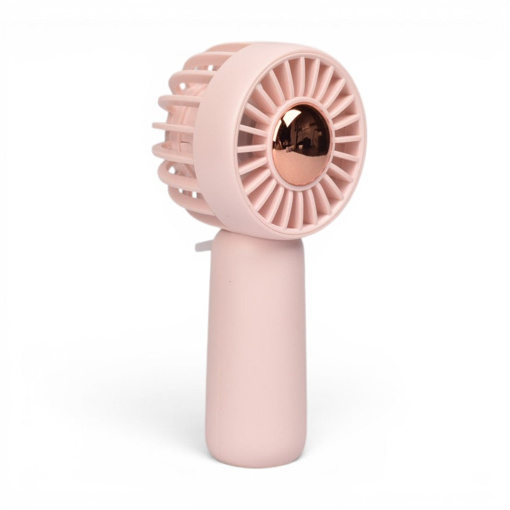 ventilador recargable plastico con cable usb dim:12x4cm